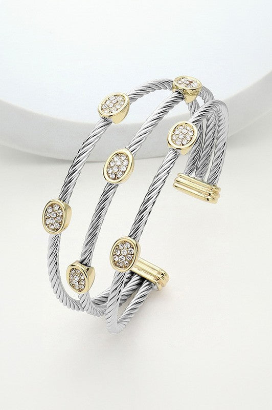 Total Satisfaction Multicolor Cuff Bracelet-[option4]-[option5]-Cute-Trendy-Shop-Womens-Boutique-Clothing-Store