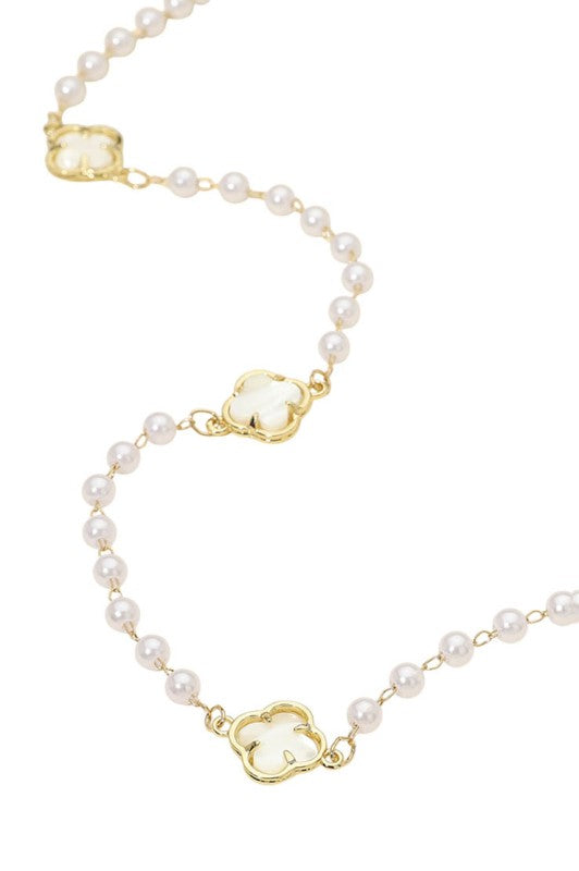 No Problems Here Pearl Necklace-[option4]-[option5]-Cute-Trendy-Shop-Womens-Boutique-Clothing-Store