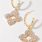 Open Clover Rhinestone Gold Earrings-[option4]-[option5]-Cute-Trendy-Shop-Womens-Boutique-Clothing-Store