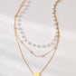 For Days Gone By Layered Pearl & Heart Necklace-[option4]-[option5]-Cute-Trendy-Shop-Womens-Boutique-Clothing-Store