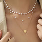 For Days Gone By Layered Pearl & Heart Necklace-[option4]-[option5]-Cute-Trendy-Shop-Womens-Boutique-Clothing-Store