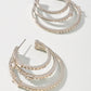 Perfect Match Silver Triple Hoops-[option4]-[option5]-Cute-Trendy-Shop-Womens-Boutique-Clothing-Store