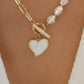 Just In Time Heart & Pearl Necklace-[option4]-[option5]-Cute-Trendy-Shop-Womens-Boutique-Clothing-Store