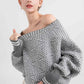 Cozy Mindset Grey Geometric Sweater-[option4]-[option5]-Cute-Trendy-Shop-Womens-Boutique-Clothing-Store