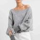 Cozy Mindset Grey Geometric Sweater-[option4]-[option5]-Cute-Trendy-Shop-Womens-Boutique-Clothing-Store