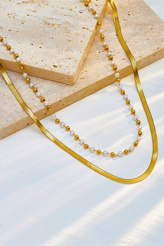 Check This One Two Layer Necklace-[option4]-[option5]-Cute-Trendy-Shop-Womens-Boutique-Clothing-Store