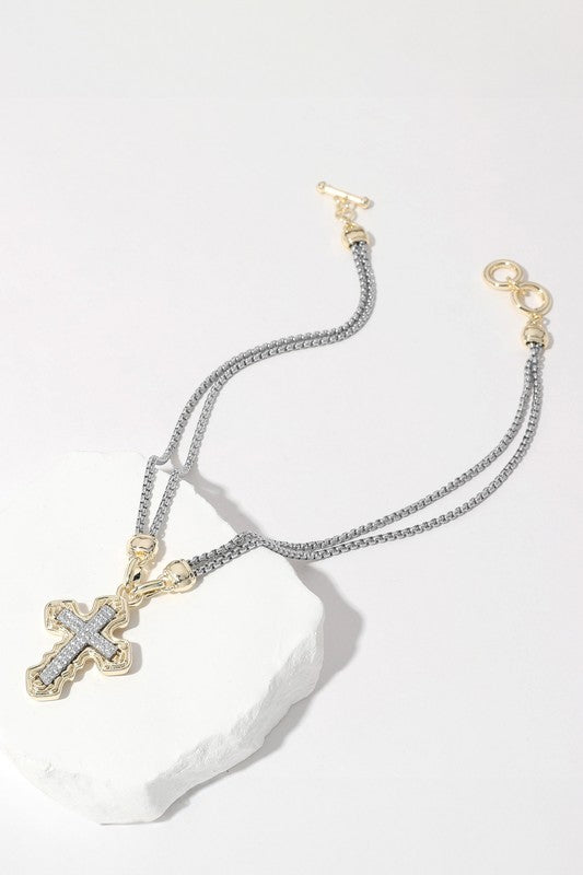 Beauty of It All Cross Necklace-[option4]-[option5]-Cute-Trendy-Shop-Womens-Boutique-Clothing-Store