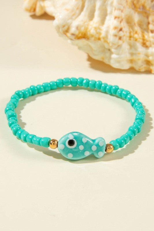 Boho Ocean Bead Stacking Bracelets-1-Cute-Trendy-Shop-Womens-Boutique-Clothing-Store