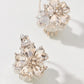 Silver Rhinestone Flower Earrings-[option4]-[option5]-Cute-Trendy-Shop-Womens-Boutique-Clothing-Store