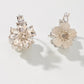 Silver Rhinestone Flower Earrings-[option4]-[option5]-Cute-Trendy-Shop-Womens-Boutique-Clothing-Store