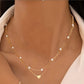 Layered Heart & Pearl Necklace-[option4]-[option5]-Cute-Trendy-Shop-Womens-Boutique-Clothing-Store