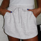 Wind Is No Problem Grey Drawstring Skort-[option4]-[option5]-Cute-Trendy-Shop-Womens-Boutique-Clothing-Store