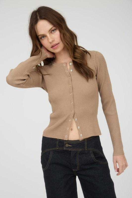 Keep This Handy Snap Ribbed Top-[option4]-[option5]-Cute-Trendy-Shop-Womens-Boutique-Clothing-Store