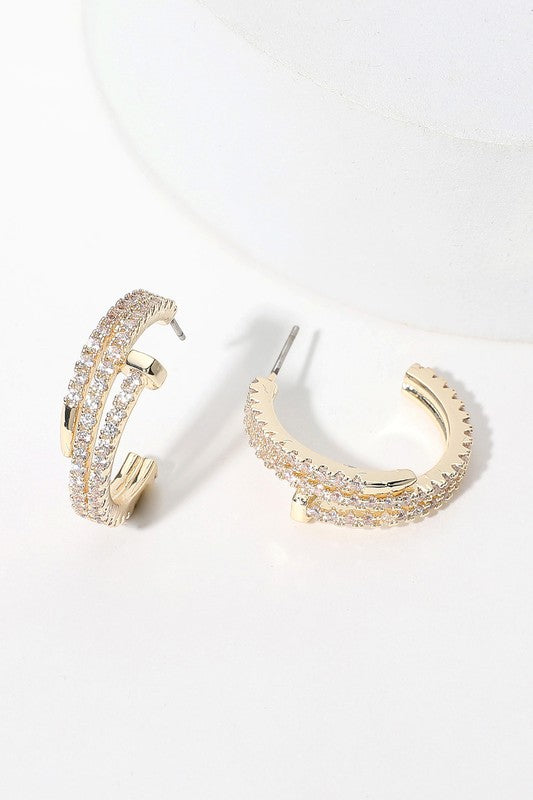 Fly Away CZ Gold Hoops-[option4]-[option5]-Cute-Trendy-Shop-Womens-Boutique-Clothing-Store