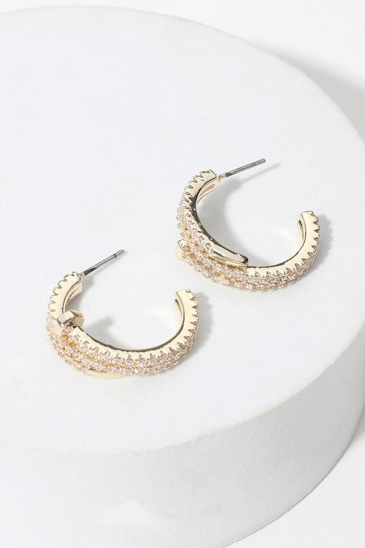Fly Away CZ Gold Hoops-[option4]-[option5]-Cute-Trendy-Shop-Womens-Boutique-Clothing-Store