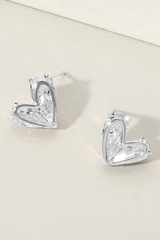Smart Move Heart Stud Earrings-[option4]-[option5]-Cute-Trendy-Shop-Womens-Boutique-Clothing-Store