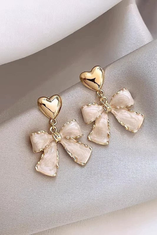 A Little Extra Heart & Bow Earrings-[option4]-[option5]-Cute-Trendy-Shop-Womens-Boutique-Clothing-Store