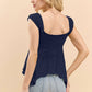 Call Me Navy Lace Fly-Away Sleeve Top-[option4]-[option5]-Cute-Trendy-Shop-Womens-Boutique-Clothing-Store