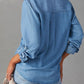 Guilty Pleasure Dark Blue Denim Top-[option4]-[option5]-Cute-Trendy-Shop-Womens-Boutique-Clothing-Store