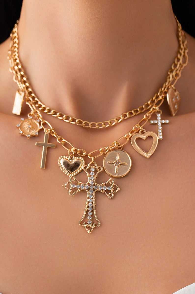 A Charming Life charm Necklace-[option4]-[option5]-Cute-Trendy-Shop-Womens-Boutique-Clothing-Store