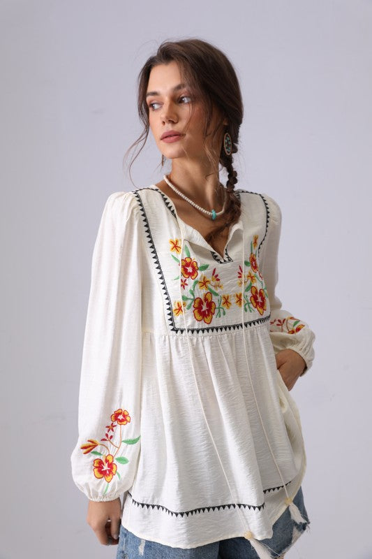 First In Line Boho Off White Top-[option4]-[option5]-Cute-Trendy-Shop-Womens-Boutique-Clothing-Store