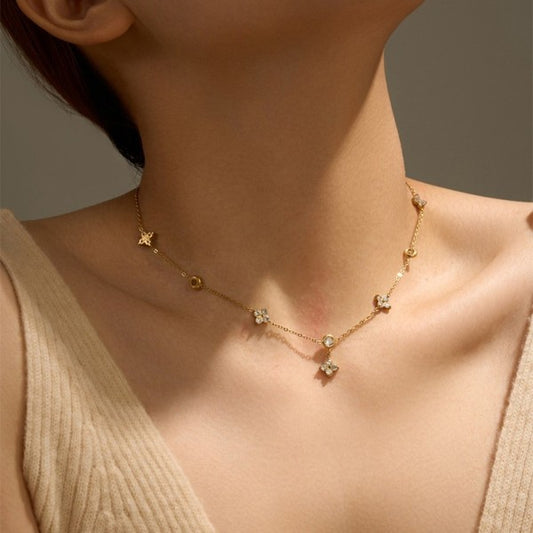 Come On Over Silver Cross Necklace-[option4]-[option5]-Cute-Trendy-Shop-Womens-Boutique-Clothing-Store