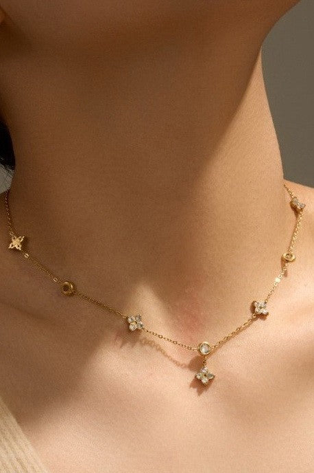 Come On Over Gold Cross Necklace-[option4]-[option5]-Cute-Trendy-Shop-Womens-Boutique-Clothing-Store