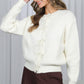 Sweet & Sophisticated Bow Snap Sweater Cream-[option4]-[option5]-Cute-Trendy-Shop-Womens-Boutique-Clothing-Store