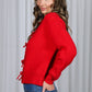Sweet & Sophisticated Bow Snap Sweater Red-[option4]-[option5]-Cute-Trendy-Shop-Womens-Boutique-Clothing-Store