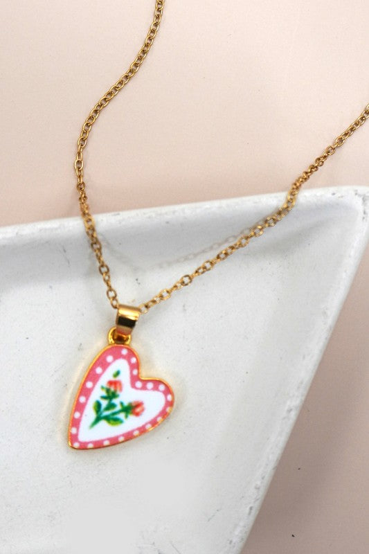 Perfect For Mom Handmade Necklace-Pink-Cute-Trendy-Shop-Womens-Boutique-Clothing-Store