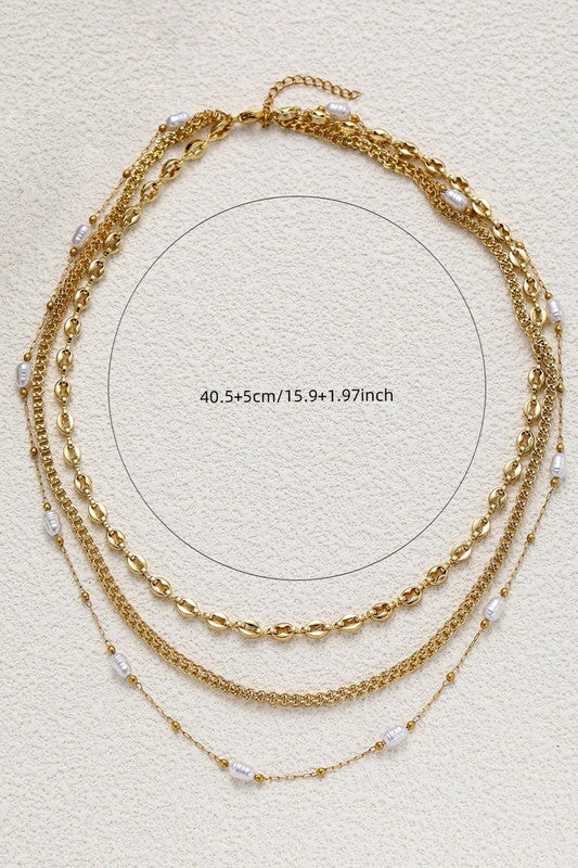 Take It From Here Pearl Chain Necklace-[option4]-[option5]-Cute-Trendy-Shop-Womens-Boutique-Clothing-Store