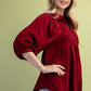 Ready For Rain Burgundy Puff Sleeve Top-[option4]-[option5]-Cute-Trendy-Shop-Womens-Boutique-Clothing-Store