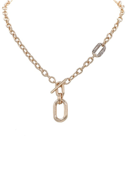 Part Of The Story Chain Toggle Necklace-[option4]-[option5]-Cute-Trendy-Shop-Womens-Boutique-Clothing-Store