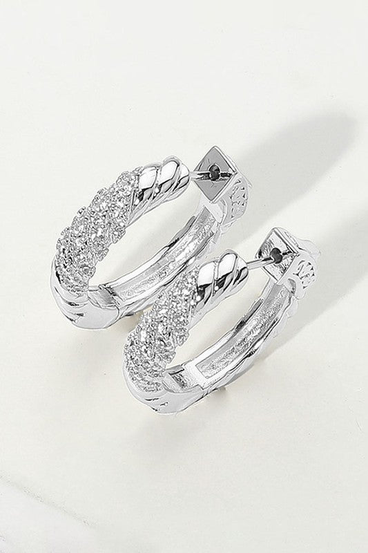 Good Habits CZ Silver Hoops-[option4]-[option5]-Cute-Trendy-Shop-Womens-Boutique-Clothing-Store