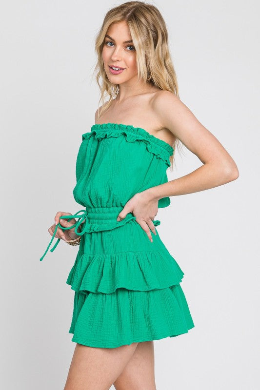 Drinks By The Pool Ruffled Romper-Green-SMALL-[option4]-[option5]-Cute-Trendy-Shop-Womens-Boutique-Clothing-Store
