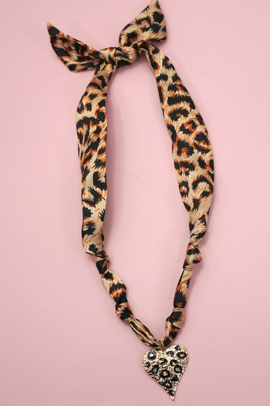 Ultimate Versatility Scarf with Charm Collection-Leopard Heart-Cute-Trendy-Shop-Womens-Boutique-Clothing-Store