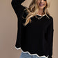 What Friends Are For Black Sweater-[option4]-[option5]-Cute-Trendy-Shop-Womens-Boutique-Clothing-Store