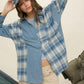 It's A Winner Denim & Plaid Shirt Jacket-[option4]-[option5]-Cute-Trendy-Shop-Womens-Boutique-Clothing-Store
