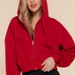 Because I Care Red Terry Hoodie Jacket-[option4]-[option5]-Cute-Trendy-Shop-Womens-Boutique-Clothing-Store