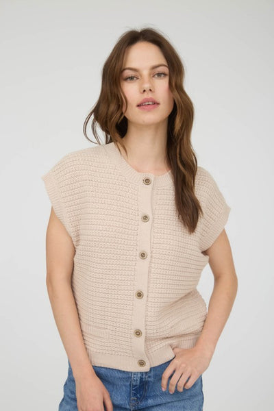 This Is The Day Button Cardigan Vest-[option4]-[option5]-Cute-Trendy-Shop-Womens-Boutique-Clothing-Store