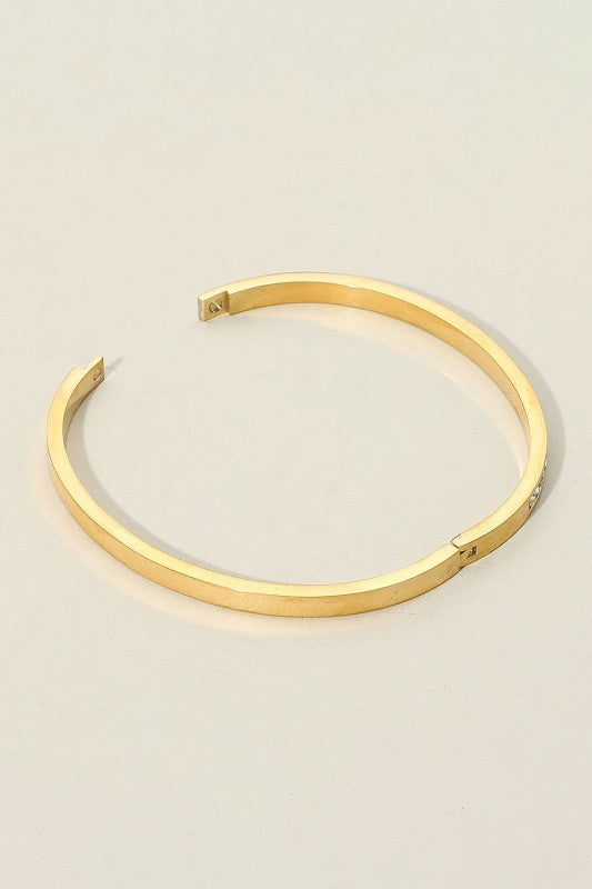 Sleek and Shiny Thin Gold Bracelet-Cute-Trendy-Shop-Womens-Boutique-Clothing-Store