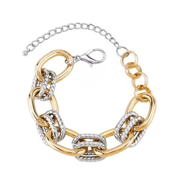 One For The Books Two Tone Bracelet-[option4]-[option5]-Cute-Trendy-Shop-Womens-Boutique-Clothing-Store