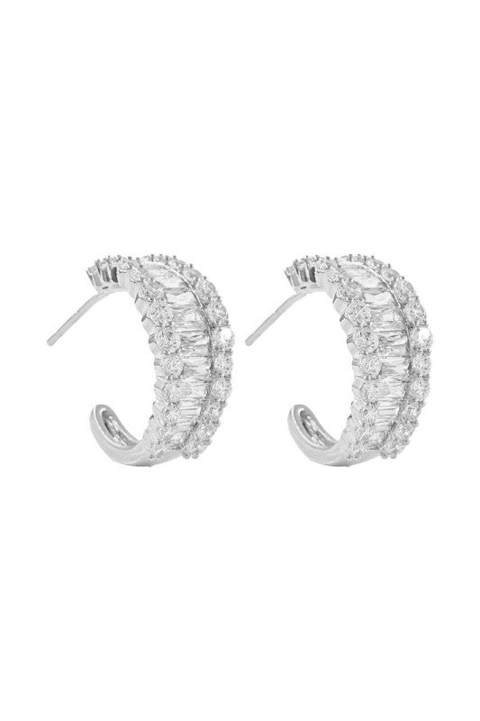 What An Evening CZ Baguette Earrings-[option4]-[option5]-Cute-Trendy-Shop-Womens-Boutique-Clothing-Store