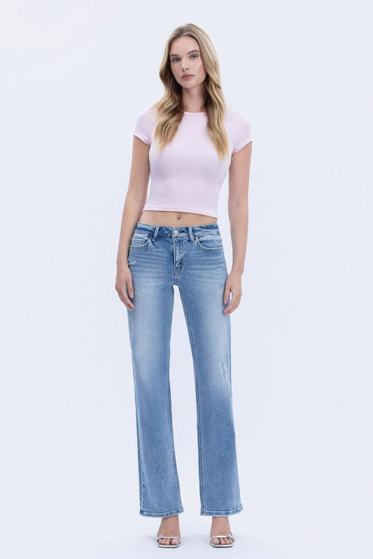 Playing With The Band Straight Jeans-[option4]-[option5]-Cute-Trendy-Shop-Womens-Boutique-Clothing-Store