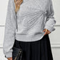 All In The Details Grey Sweater Top-[option4]-[option5]-Cute-Trendy-Shop-Womens-Boutique-Clothing-Store
