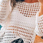 Just In Time White Loose Knit Sweater Top-[option4]-[option5]-Cute-Trendy-Shop-Womens-Boutique-Clothing-Store
