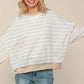 Welcome Home Oversized Grey Striped Dolman Top-[option4]-[option5]-Cute-Trendy-Shop-Womens-Boutique-Clothing-Store