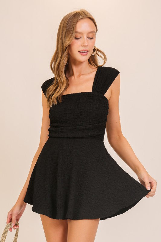 Classy Sass Black Skort Dress-Cute-Trendy-Shop-Womens-Boutique-Clothing-Store