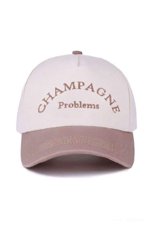 "Champagne Problems" Cap-[option4]-[option5]-Cute-Trendy-Shop-Womens-Boutique-Clothing-Store