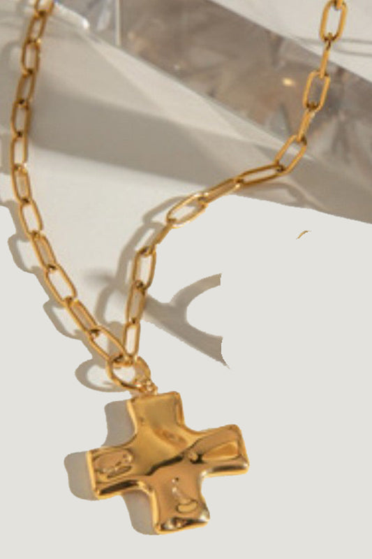 No Coincidence Gold Cross Necklace-[option4]-[option5]-Cute-Trendy-Shop-Womens-Boutique-Clothing-Store